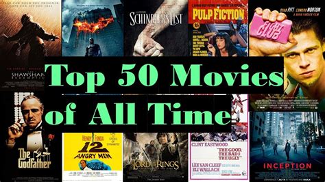 top 50 movies of all time imdb|50 most watched movies.